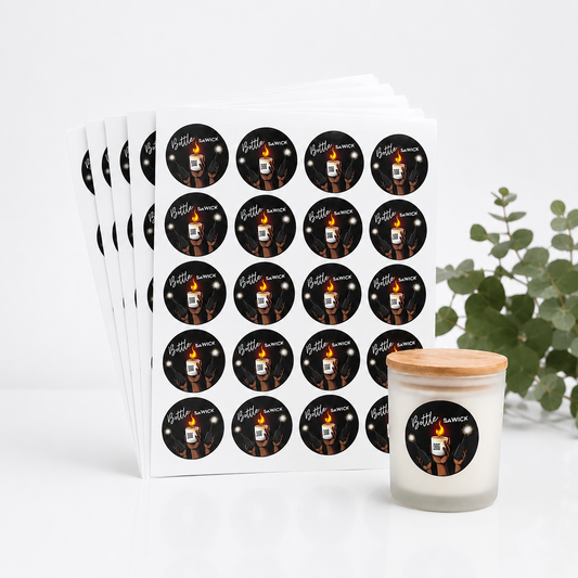 1.5" x 3" Custom Sheet Labels — Pack of 10 Sheets (120 Labels)